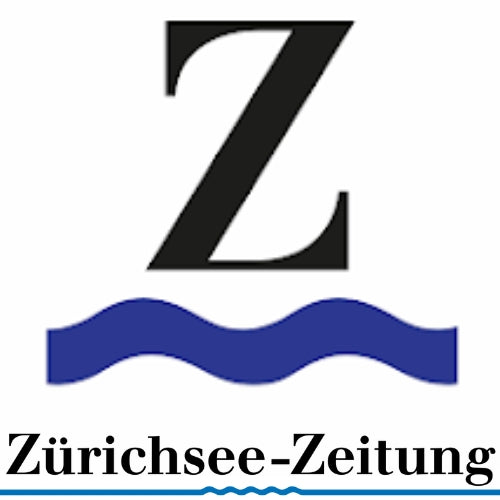 Logo der Zürichsee-Zeitung mit blauem „Z“ und Wellenlinie