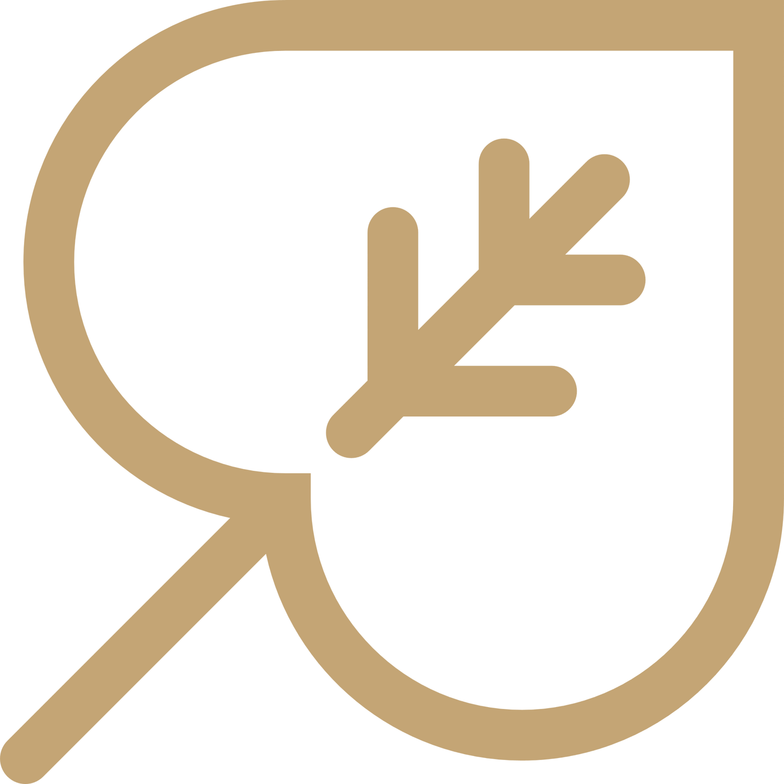 Blatt-Symbol in einer Sprechblase – steht für Nachhaltigkeit oder Naturverbundenheit