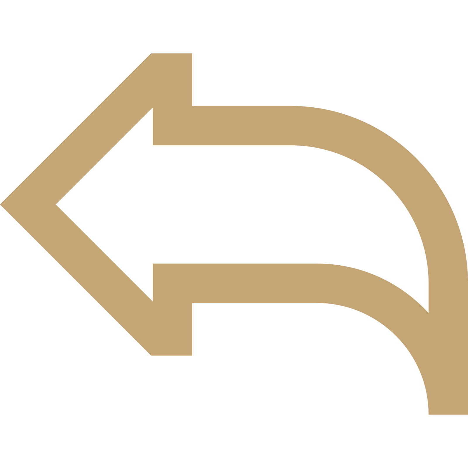 Rückwärtspfeil-Icon – symbolisiert Rückgabe oder Navigation